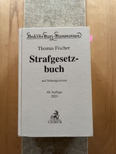Fischer StGB Strafgesetzbuch, 2021, 68. Auflage