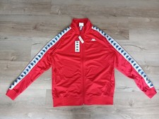 Kappa Banda Trainingsjacke Rot Weiß Blau Gr. L Retro Tracktop Casuals