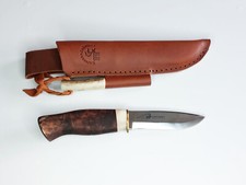 KARESUANDO Överlevnad Kniv Fahrtenmesser Outdoor Messer Jagd- Angelmesser braun