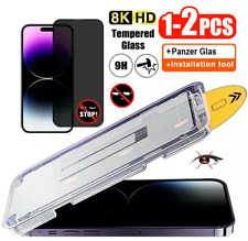 💥PRIVACY Blickschutz Sichtschutz für iPhone 12 13 14 15 16 Pro Max + INSTALL💥