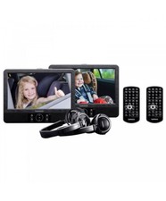 Lenco DVP-939 - 2x 9 Zoll DVD-Player mit Bildschirm, 2x Kopfhörer, USB, SD/MMC
