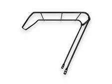 Hinterrad Gepäckträger 20" HR Stahl schwarz fürs Fahrrad / Faltrad City Bike