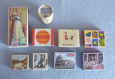 9 ältere Streichholzschachteln "Motive aus Italien", Sammlungsauflösung