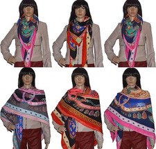 XXL Schal Tuch Pareo Schleier