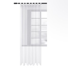 WOLTU Gardinen Transparent