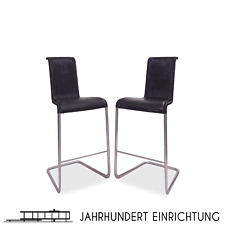 TECTA B 30i | 2er Set Barhocker | Kragstühle | Freischwinger Bar Hocker Stühle