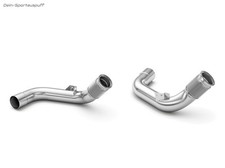 Eisenmann Edelstahl untere Downpipes mit Kat-Soundrohr BMW 5er F90 M5