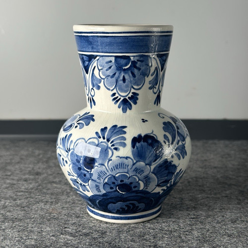 Delfts blauw vase delft - delfts,