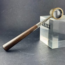 ultra rare vintage CARL ZEISS JENA 6x LOUPE WITH HANDLE magnifier jeweller leitz