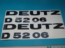 Deutz D 5206 Aufkleber Logo