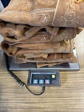 Lederreste 4 kg | Hellbraun | Bastelleder | Echt Leder | Rindleder | Wildleder