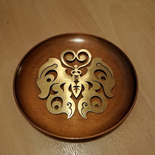 Wandteller teller aus holz - holz, mit