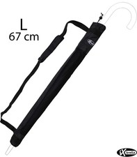 Regenschirm-Tasche Schutzhülle Stockschirm Trekking Umhängen sehr robust schwarz