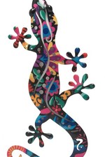 Wanddeko Bunter Gecko Bunt