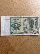 5 DM Deutsche Mark Schein