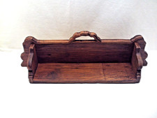 Holz Wandregal Antik Stil Küchenregal Vintage Retro Wandkonsole Landhaus Regal