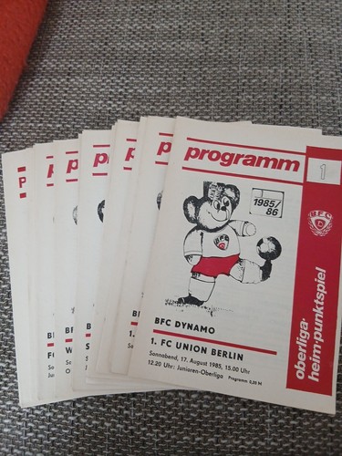 Programmhefte bfc dynamo - programmhefte,