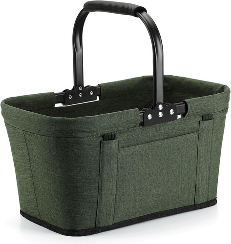 Faltbarer einkaufskorb 30l - einkaufskorb,
