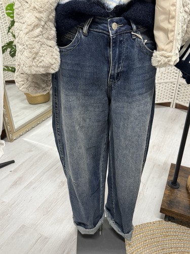 Barrel leg ballon jeans - barrel,