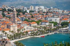 Wandbild: Altstadt von Split