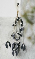 House Doctor Mistletoe Mistelzweig schwarz Deko Weihnachtsdeko Metall skandi