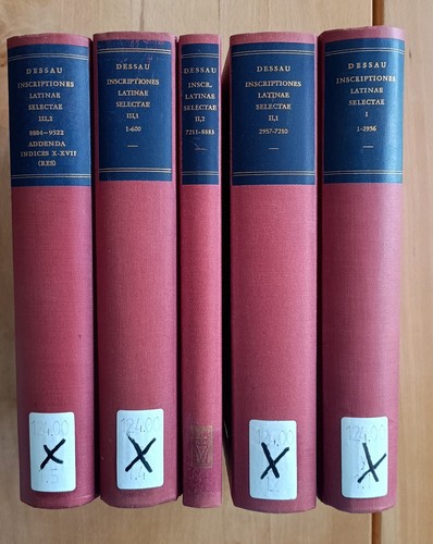 Hermann dessau inscriptiones - dessau,