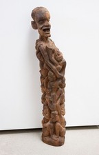 Makonde - Großer Lebensbaum - Ujamaa - Tansania Handgeschnitzt 67 cm Massiv 5 Kg