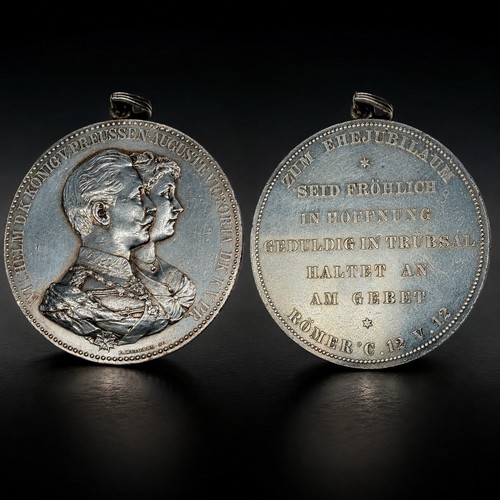Silbermedaille preußen - silbermedaille,