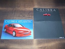 TOPRARITÄT Zwei Herrliche Prospekte Opel Calibra Irmscher von 1989 1990 !!!