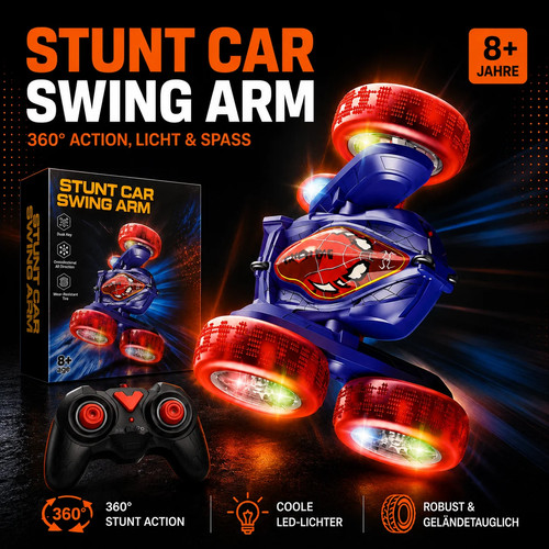 Stunt car swing arm - car,