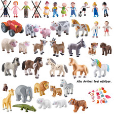 HABA Little Friends Mama Papa Conni Pferd Kuh Hund Katze Ziege Traktor Zootiere