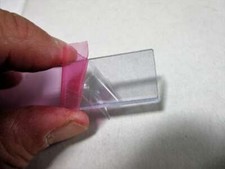 Kunststoffglas UV beschichtetPOLYCASA® SAN UVP Streifen 4mm ca. 990 x 20mm