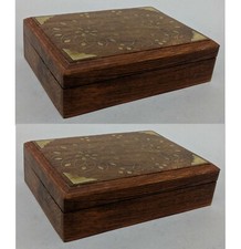 Box Sheesham Wood 5"W 7"L 2"Hi