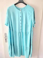 schönes Kleid von Sheego  - helles Türkis -Stufenkleid- Vikose - Gr. 58 NEU