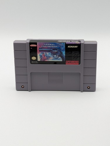 Lethal enforcers snes super - lethal,