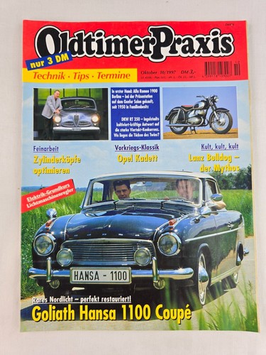 Oldtimer praxis heft oktober - praxis,