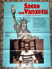 SACCO UND VANZETTI * VOLONTÉ- A1-FILMPOSTER / Kinoplakat - German 1-Sheet 1972 C