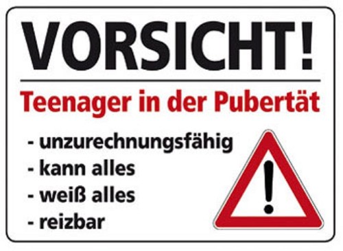 Vorsicht teenager 10x15 - teenager,