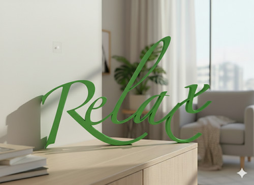 Xxl schriftzug relax - -,