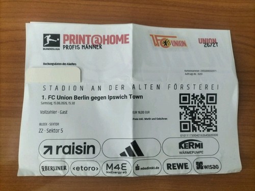Sammler ticket 2026 - sammler,