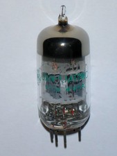 #2 Single 6201 General Electric (USA) tube = 12AT7WA= E81CC= ECC801S; tested****