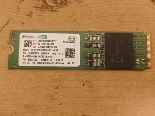 Festplatte ssd hynix 256gb - sk,