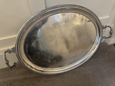 Silberteller antik riesiges