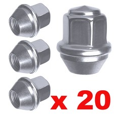 20 x Radmuttern M12x1,5 Kegel