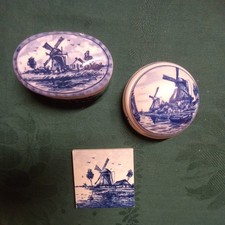Delft Blue Porzellan Dosen –