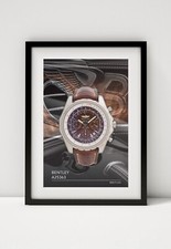 Breitling Bentley Motoren A25363 Print. Kühne Grafik - Leinwand oder gerahmter Druck