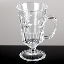 1 Fußbecher Becher Glas 11,5