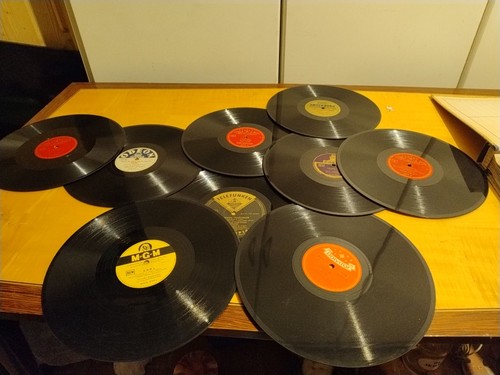 Retro schallplatten sammlung - schallplatten,