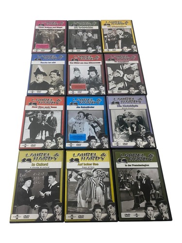 12x laurel hardy dvd - 12x,