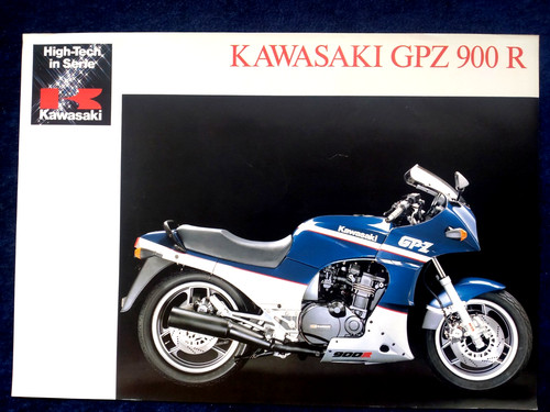 Kawasaki gpz 900 prospekt - kawasaki, r